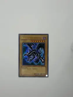 Konami Red-Eyes B. Dragon Ultra Rare Yu-Gi-Oh! LOB-070 Blue Eyes Unlimited 1996 - Image 1