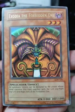 Exodia the Forbidden One LOB-124 The Legend of Blue Eyes White Dragon Unlimited - Image 1