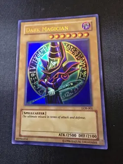 Yu-Gi-Oh! Dark Magician Legend of Blue Eyes White Dragon LOB-005 Unlimited - Image 2