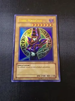 Yu-Gi-Oh! Dark Magician Legend of Blue Eyes White Dragon LOB-005 Unlimited - Image 5