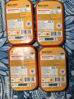 ONE PIECE CARD GAME - Mini TIN PACK- Set VOL. 2. Pack of 4 SEALED TINS - Image 3