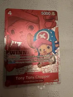 One Piece Card Game Tony Tony Chopper Foil Winner Judge Promo English (2 Cards) - Image 1