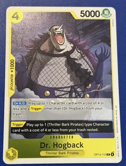 Dr. Hogback Foil OP14-110 The Azure Sea's Seven One Piece English - Image 1