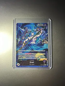 One Piece Adventure On Kami's Island Enel OP15-058 Leader Alt Art English - Image 4