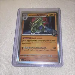 Pokemon Team Rocket's Tyranitar Card 096/182 180 HP Land Stream Demolition - Image 1