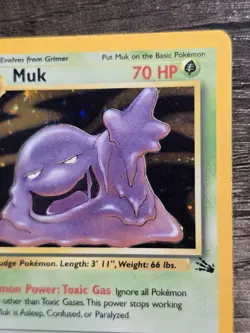 Muk 13/62 Holo Fossil - Pokemon Card - - Image 4