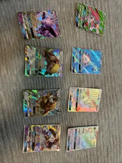 POKEMON SUN AND MOON BASE SET 8 CARD FULL ART LOT LOOK AT PICTURES AND READ DESC - Image 1
