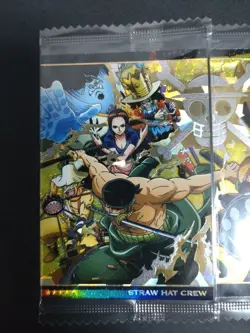 One Piece Wafer Card SEC Straw Hat Crew 2 Types Set Unopened - Image 2