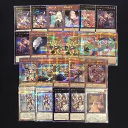 Yugioh TCG Japanese 25th Secret Rare Waifu Cards 22 Pcs Assorted Bundle EX/LP - Image 1