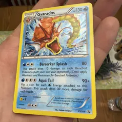 Pokemon Gyarados XY109 Regular Stage 1 HP130 2016 Card Pokemon Some Wear - Image 2