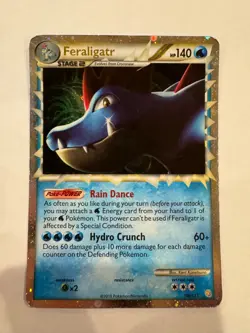 Feraligatr 108/123 Prime Heartgold And Soulsilver Ultra Rare Holo Pokemon Card - Image 1