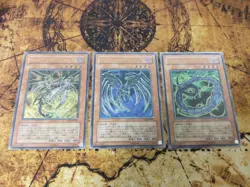 Yugioh TCG Japanese Cyberdark Dragon Ultimate Rare 3 Cards Bundle EX/LP - Image 1