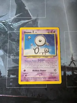 Unown [B] 39/64 Neo Revelation Regular Pokemon Card Vintage - Image 1