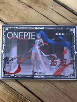 One Piece CCG Goddess Vivi Metal Card - Horizontal Spear /45 - Image 1