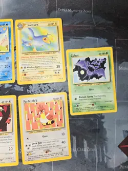 Neo Revelation 7-Card Lot Zubat, Lanturn, Aipom, Geodude, Pokemon Vintage - Image 2