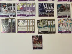 One Piece TCG OP15 Adventure on Kami’s Island Enel Leader Purple Card Lot x60 - Image 4