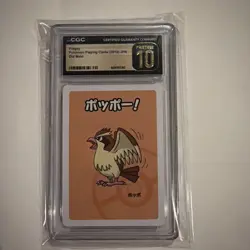 CGC 10 Pristine Pidgey Old Maid 2019 Japanese Pokemon Card - Image 1
