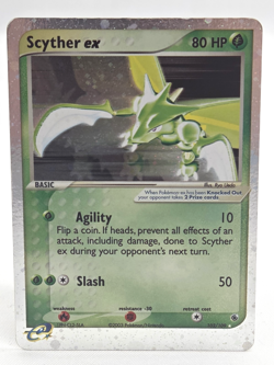 Scyther ex 102/109 Ruby and Sapphire Holo Pokemon Card - Image 1