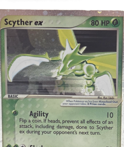 Scyther ex 102/109 Ruby and Sapphire Holo Pokemon Card - Image 4