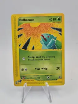 BULBASAUR 95/165 Expedition NON-HOLO E-Series / E-Reader Pokemon TCG card NM - Image 1