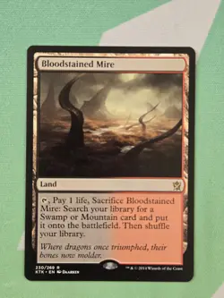 Bloodstained Mire Khans of Tarkir Regular - Image 1