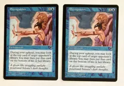 Precognition (2) LP/MP Tempest MTG Magic the Gathering - Image 1