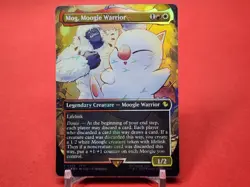 Mog, Moogle Warrior (Borderless) (Chocobo Track Foil) Commander: Final NM - Image 1