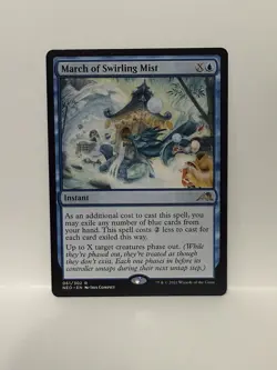 March of Swirling Mist - Kamigawa: Neon Dynasty (NEO) Rare 061/302 Near Mint - Image 1