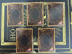 Yugioh TCG Japanese Cyberdark Ultimate Rare Relief 5 Card Set Lot EX/LP - Image 2