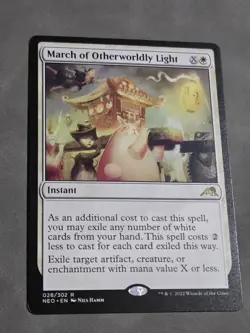 Kamigawa: Neon Dynasty #28 March of Otherworldly Light - Image 1