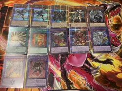 Yugioh TCG Japanese HERO Elemental Hero Destiny Hero 25th Anniversary Lot EX/LP - Image 1