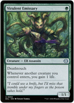 Virulent Emissary - 0202 - Lorwyn Eclipsed ECL - MTG - NM/M - Image 1