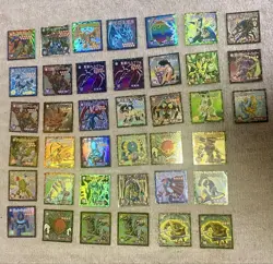 Morinaga Yugioh Yu-Gi-Oh! Stickers Bulk Lot Collection Mixed Condition - Image 1