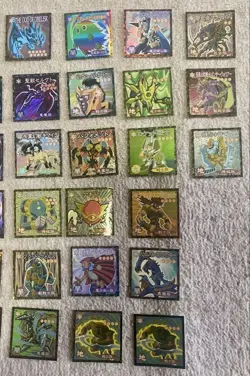 Morinaga Yugioh Yu-Gi-Oh! Stickers Bulk Lot Collection Mixed Condition - Image 4