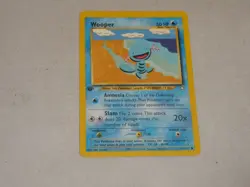 2000 Pokemon Neo Genesis 1st Edition #82 Wooper - Image 1
