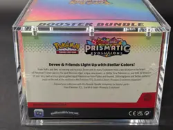Pokemon SV8.5 Prismatic Evolutions Sealed Booster Bundle Display Case W/Acrylic - Image 3