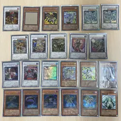 Yugioh TCG Japanese Intaihin Mixed Lot 91 Cards Initial & Vintage Cards LP - Image 1