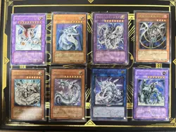 Yugioh TCG Japanese Cyber Dragon Ultimate Rare Relief 8 Card Set Lot EX/LP - Image 1