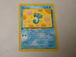 2000 Pokemon Neo Genesis 1st Edition #62 Horsea - Image 1