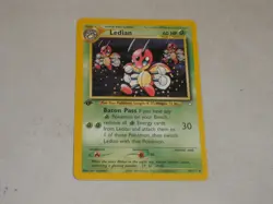 2000 Pokemon Neo Genesis 1st Edition #39 Ledian - Image 1