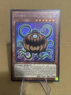 Yu-Gi-Oh Pumpking the King of Ghosts Chibi MZMU-EN061 Secret Rare 1st Edition NM - Image 1