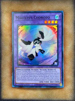 Yugioh Magistus Chorozo SUDA-EN100 Super Rare 1st Ed NM - Image 1