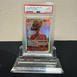 Monkey D. Luffy OP12-015 Legacy of the Master Foil PSA 10 - One Piece - Image 2