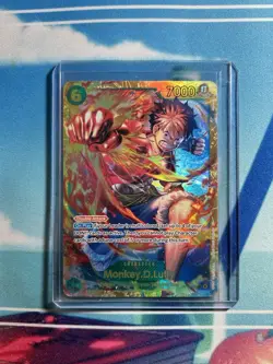 One Piece CCG Monkey.D.Luffy Alternate Art OP13-118 - Image 1
