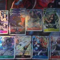 One Piece OP-15 SR lot x17: lucci/Gin/Brook/Krieg/Enel/Zoro/Koby ++ - Image 3