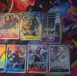 One Piece OP-15 SR lot x17: lucci/Gin/Brook/Krieg/Enel/Zoro/Koby ++ - Image 4