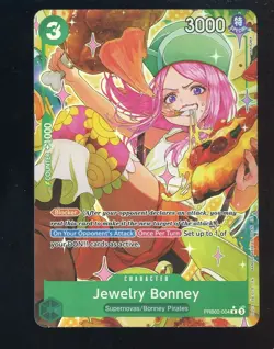 One Piece English PRB02-004 Jewelry Bonney Alternate Art Rare - Image 1