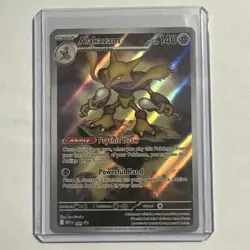 Alakazam 009/XY-P Mega Evolutions Black Star Promo Holo Pokemon Card NM - Image 1