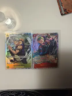 Bandai One Piece Card Game Foil Character Lot OP15 EB04 Roronoa Zoro - Image 1