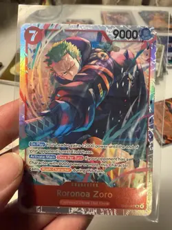 Bandai One Piece Card Game Foil Character Lot OP15 EB04 Roronoa Zoro - Image 4